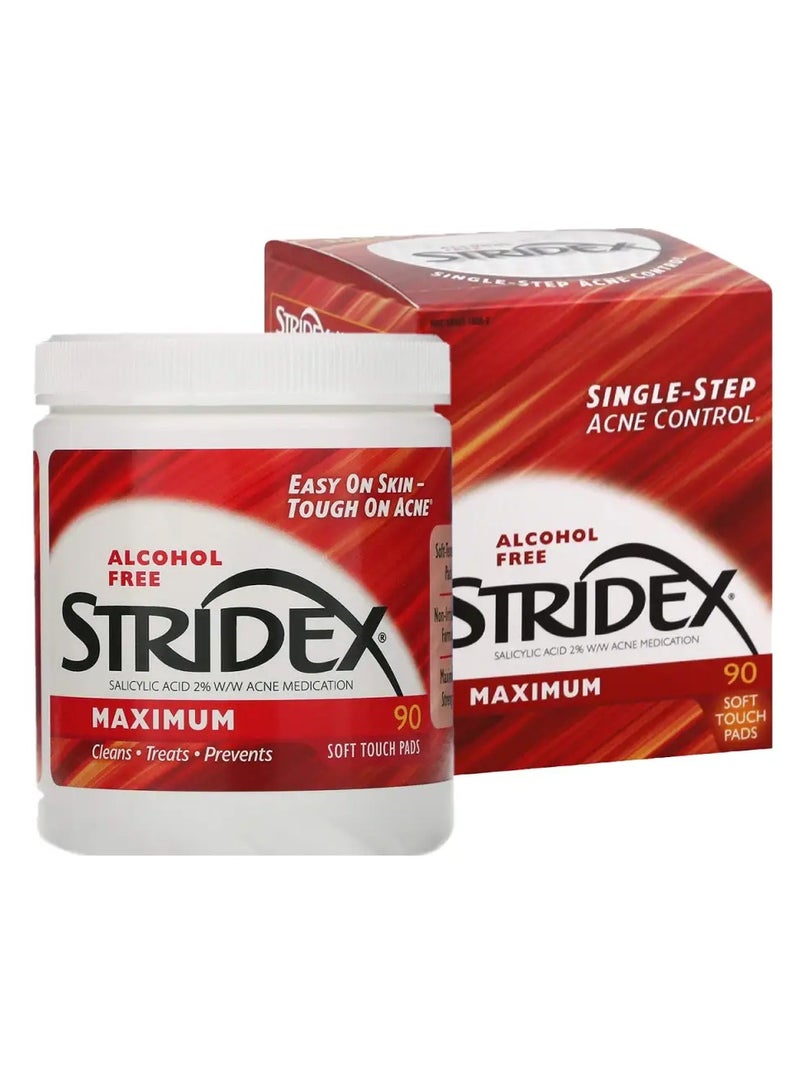 Stridex 90-Piece Stridex acne treatment pads - Image 1